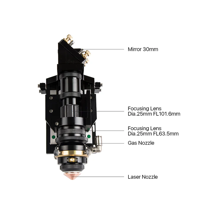 CO2 Lazer Kesim Kafası 150-500W H Serisi - Görsel 5