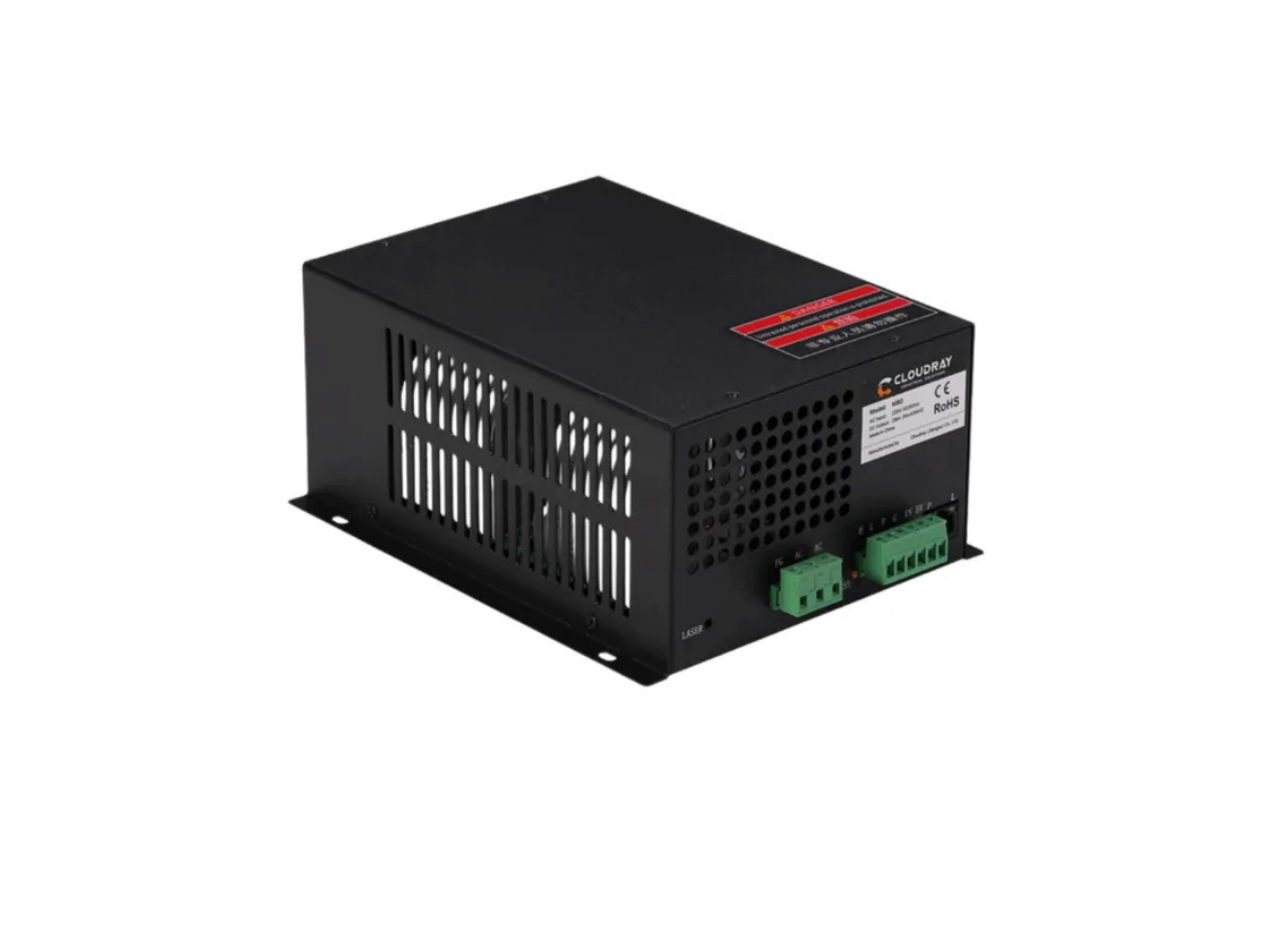 CO₂ Lazer Güç Kaynağı 80W, CO₂ lazer kesim ve markalama makinelerinde 80W lazer tüpleri için stabil,
