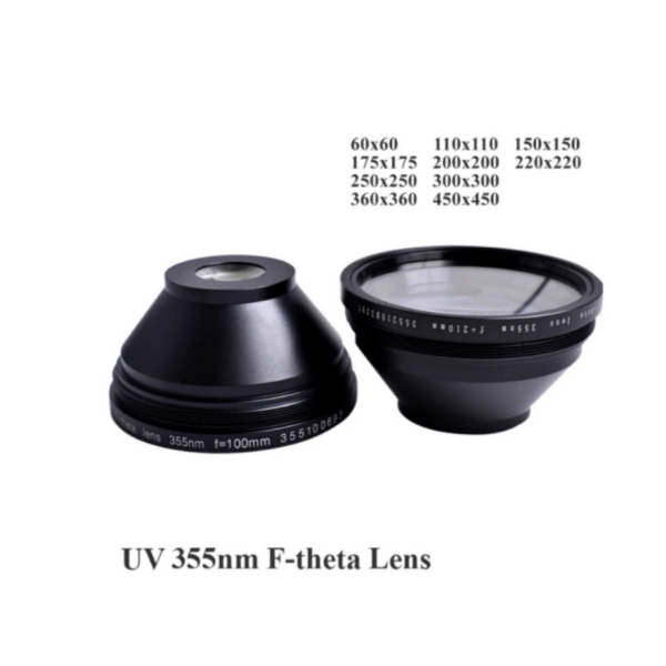 UV Lazer F-Theta 200×200 355 nm Tarama Lensi